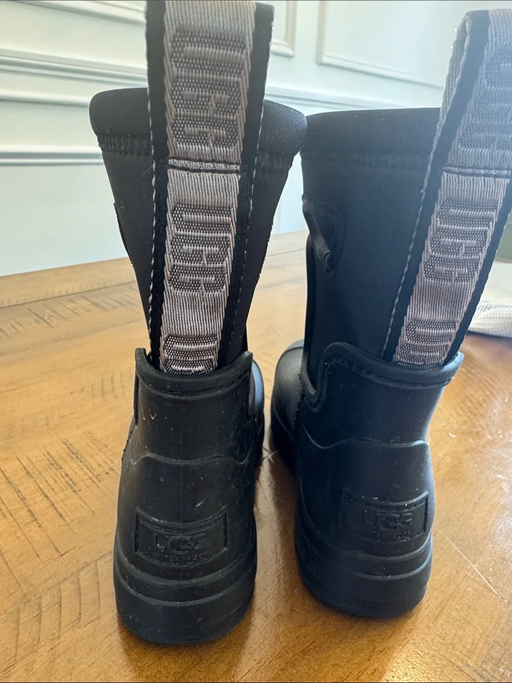 Ugg Kids Black Waterproof Boots